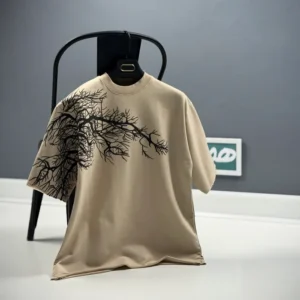 BEIGE OVERSIZED TEE-SHIRT