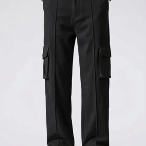 Black Pocket Cargo Trouser