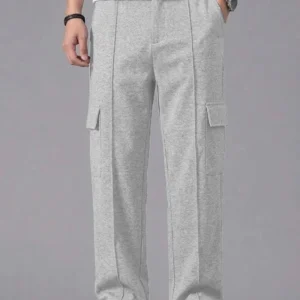 Grey Pocket Cargo Trouser